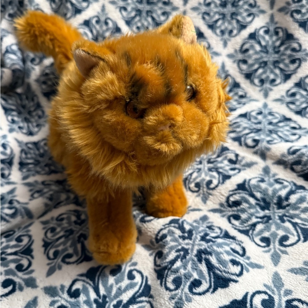 Harry Potter Wizarding World Crookshanks Plush Orange Stuffed Cat Toy